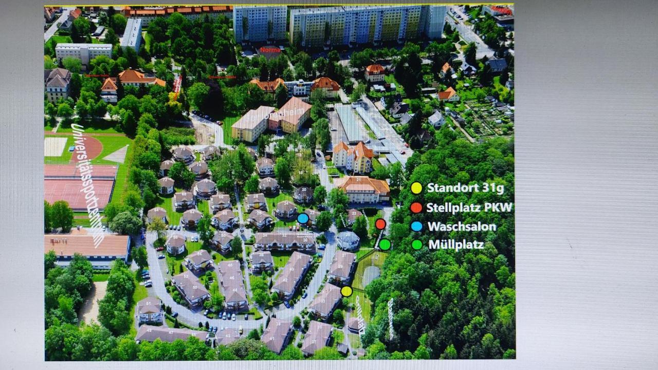 Ferienwohnung Am Stadtwald Freiberg Bagian luar foto